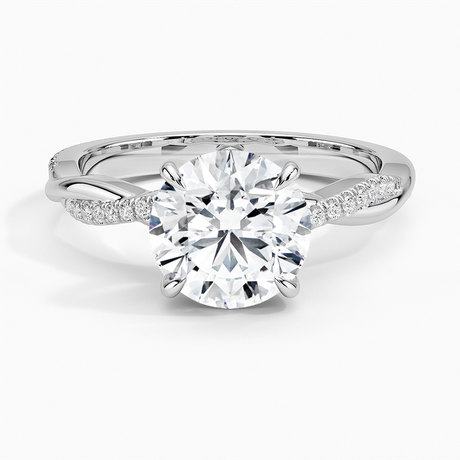 Petite Twisted Vine Diamond Ring (1/8 ct. tw.)